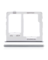 Držák (šuplík) SIM Samsung A326 Galaxy A32 5G white (silver)