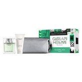 Guerlain Homme L´Eau Boisée Toaletní voda M3ks SET ( Toaletní voda 80ml + Hair and Body Wash 75ml + Cosmetics Bag)
