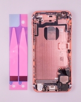 Kryt baterie + střední iPhone 6S  rose gold  - OSAZENÝ