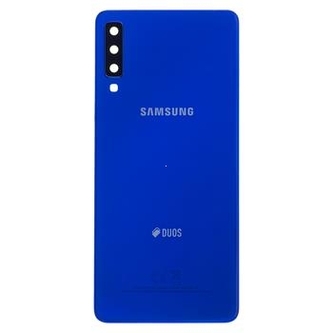 Samsung A750 Galaxy A7 (2018) kryt baterie + sklíčko kamery blue