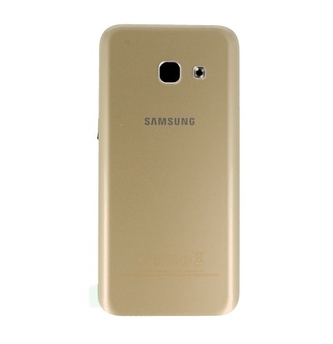 Samsung A320 Galaxy A3 (2017) kryt baterie + sklíčko kamery gold
