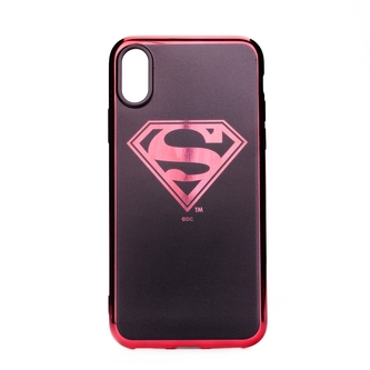 Pouzdro iPhone XS MAX (6,5) Superman Luxury Chrome vzor 004