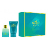 Hollister Wave 2 For Him Toaletní voda M2ks SET II ( Toaletní voda 50ml + Hair&Body Wash 100ml)