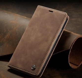 Pouzdro Book CaseMe Xiaomi Redmi 12C, 11A, barva hnědá