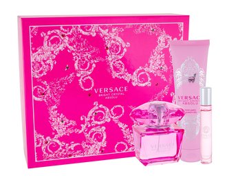 Versace Bright Crystal Absolu Parfémová voda W3ks SET II (90ml Parfémová voda + 10ml Parfémová voda Roller Ball +150ml SG)