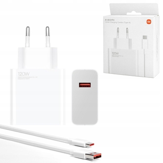 Nabíječ Xiaomi MDY-13-EE 120W Fast Charge + kabel TYP-C (BLISTR) white Nabíječ Xiaomi MDY-13-EE 120W Fast Charge + kabel TYP-C (BLISTR) white