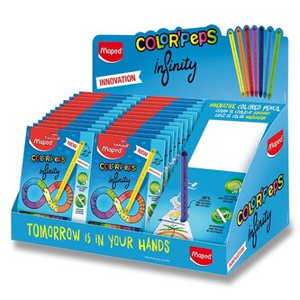 Pastelky Maped Color'Peps Infinity stojánek, 24 ks
