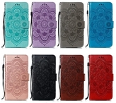 Mandala Book iPhone 15, hnědá