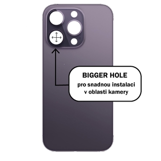 Kryt baterie iPhone 14 PRO MAX purple - Bigger Hole