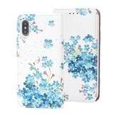 Pouzdro Book Decor iPhone X, XS barva bílá