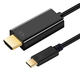 Kabel Devia EC084 USB C na HDMI, 4K 30Hz 1,8m, barva černá