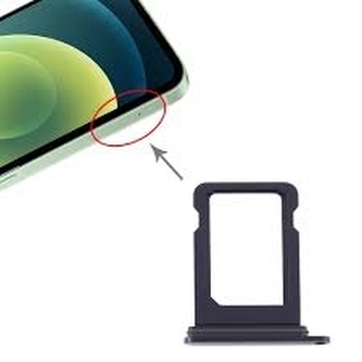 Šuplík SIM iPhone 12 mini black Šuplík SIM iPhone 12 mini black