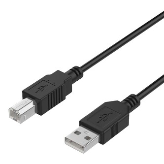 Datový kabel USB-A(male) to USB-B(male) - 3m (Černý)