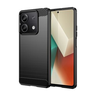 Pouzdro Carbon Xiaomi Redmi Note 13 5G (Černé)