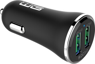 Autonabíječka 36W 2xUSB-Quick Charge 3.0+QC 3.0 (Bez kabelu) (Černá) Autonabíječka 36W 2xUSB-Quick Charge 3.0+QC 3.0 (Bez kabelu) (Černá)