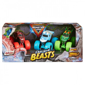 Pojazd Monster Jam 1/64 3pack