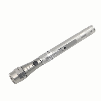 Teleskopická magnetická LED svítilna WG7 (Stříbrná)