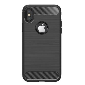 Pouzdro Carbon iPhone X/iPhone XS (Černé)