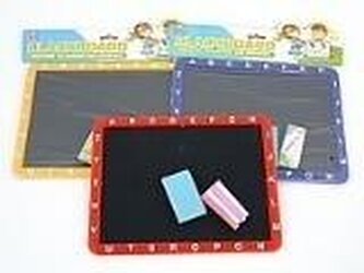 Tablica czarna z kredą; 31x31x2cm MIX