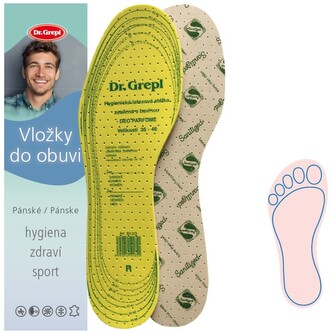 Stélky/vložky do bot Dr. Grepl Sanitized - béžové, 35-46