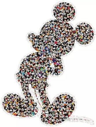 RAVENSBURGER Tvarové puzzle Mickey Mouse 945 dílků