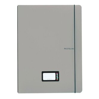 Sešit PP Oxybook A4 40 listů Pastelini -  šedá