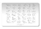 Podložka na stůl PP 60 x 44 cm - Origami Animals