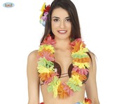 Barevný fluorescenční havajský věnec