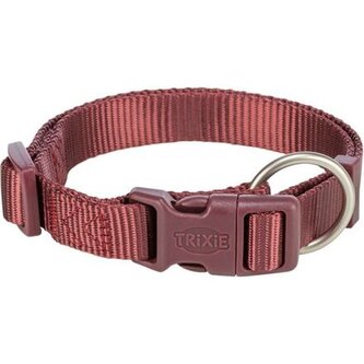 Nylonový obojek PREMIUM, sangria - S-M:30-45cm/15mm