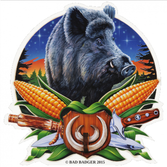 Samolepka Kanec s dýkami - barevná