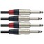 Stagg NTC6PR, kabel dvojitý mono JACK/JACK, 6m