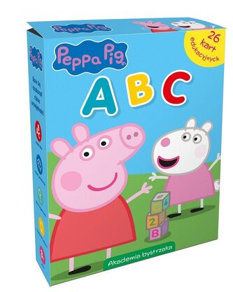 Świnka Peppa. ABC. Karty edukacyjne w pudełku Świnka Peppa. ABC. Karty edukacyjne w pudełku