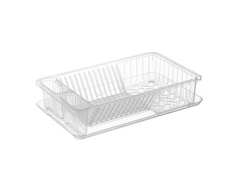 odkapávač 45,5x37,5cm velký na nádobí, transpar.plast