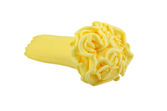 Krepový kornout žlutý 574