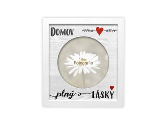 Nekupto Fotorámeček čtvercový Domov plný lásky Sladký domov