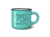 Nekupto Mini hrneček na kávu Život je jedno velké dobrodružství