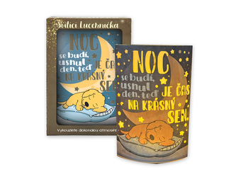 Nekupto Svítící dětská dekorace lucerna Pro krásný sen