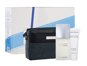Issey Miyake L´Eau D´Issey Pour Homme toaletní voda 125 ml + sprchový gel 75 ml + kosmetická taška
