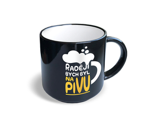 Nekupto Vtipný hrnek Raději bych byl na pivu