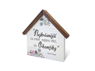 Nekupto Dřevěný domeček velký Nejkrásnější na světě Sladký domov