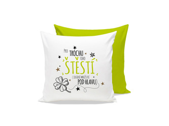 Nekupto Polštář s potiskem Pro štěstí