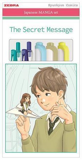 Sada psacích potřeb "Manga Set, The Secret Message", 5 ks, ZEBRA 56534