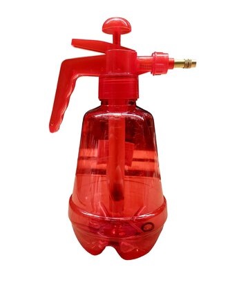 postř. 1,2 l červený - ruční tlak.
