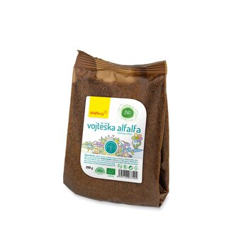 Alfalfa semínka vojtěšky BIO semínka na klíčení 200 g Wolfberry