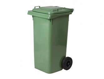 popel.120 l zelená plast.