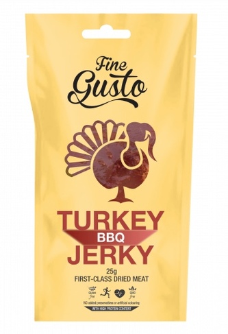 Fine Gusto Sušené maso krůtí - BBQ 25g