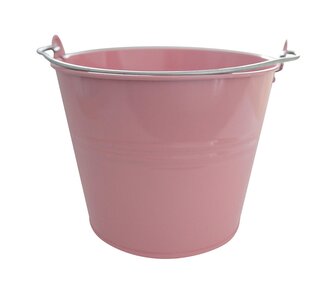 vědro 7 l lakované růžové