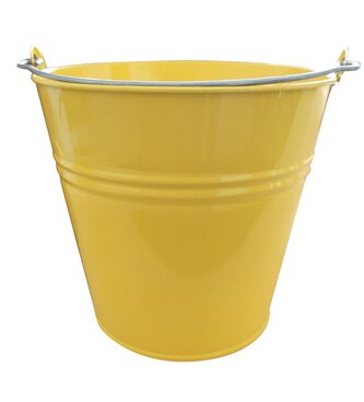 vědro 10 l lakované žluté