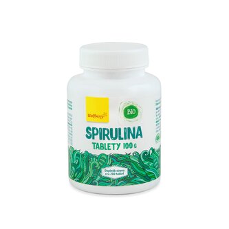 Spirulina BIO tablety 100 g 200 tbl Wolfberry - doplněk stravy