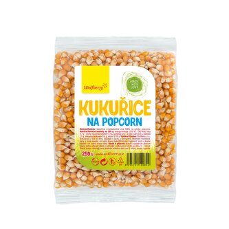 Kukuřice na popcorn 250 g Wolfberry
